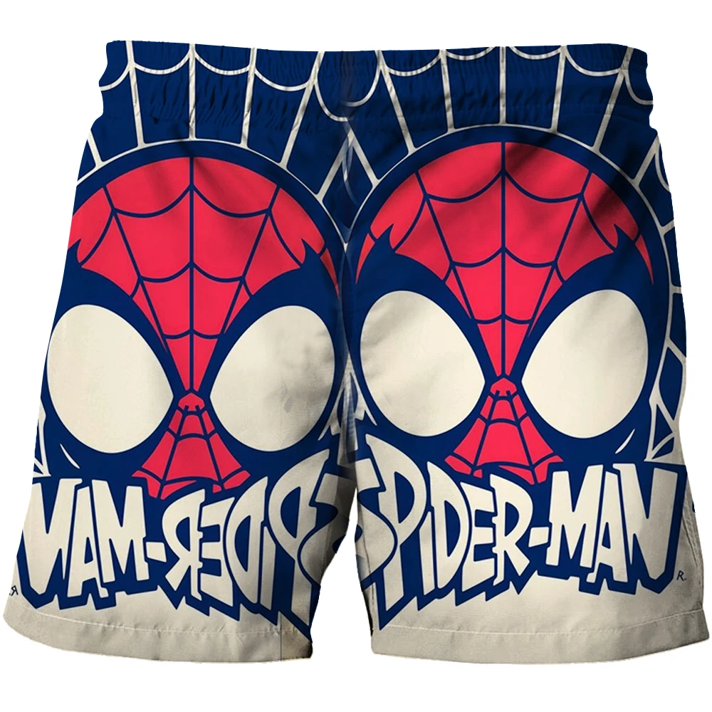 

Miniso Hulk Shorts Kids Casual Pants Boys Cartoon Spiderman Beach Shorts Swimming Shorts Children's Summer Beachwear Swimming