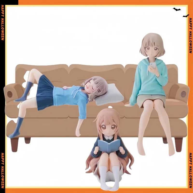 

Anime Collectible Model - Sitting Girl Who Reads Books Noodle Stopper Action Figure Toy Box Packaging For Fans And Collectors