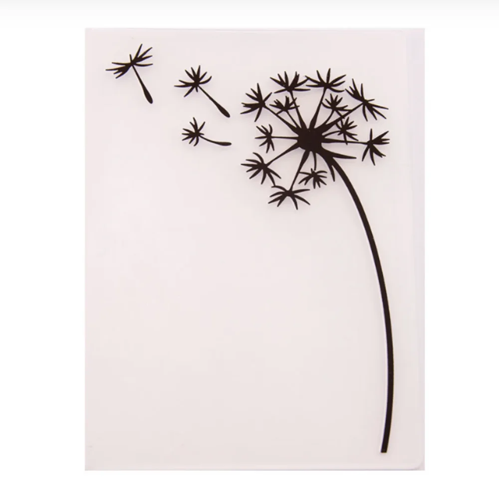 Craft Tool Plastic Embossing Template Multi Types Clear Embossing Plate Flat Patterned Embossing Folder Card Making