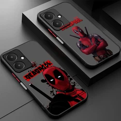 Anime Marvel Deadpool For Xiaomi Poco C65 M6 M5 M4 F5 F4 F3 X5 X4 X3 5GFrosted Translucent Phone Case