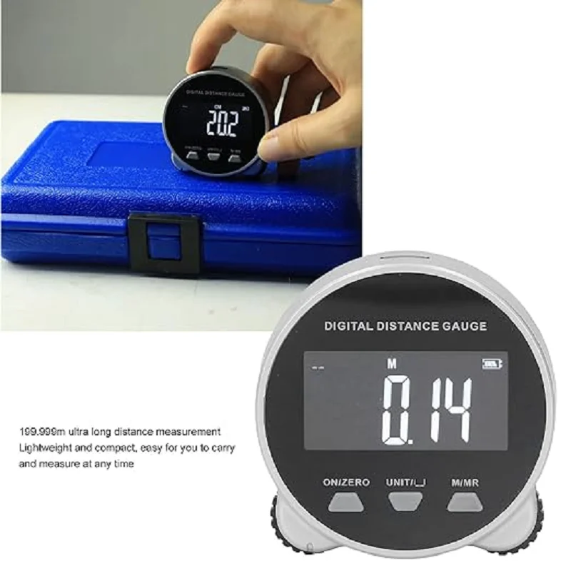 High-precision Electronic Roller Ruler with LCD Display Electronic Ruler Distance Rolling Measuring Tool for Flat Surface Diamet