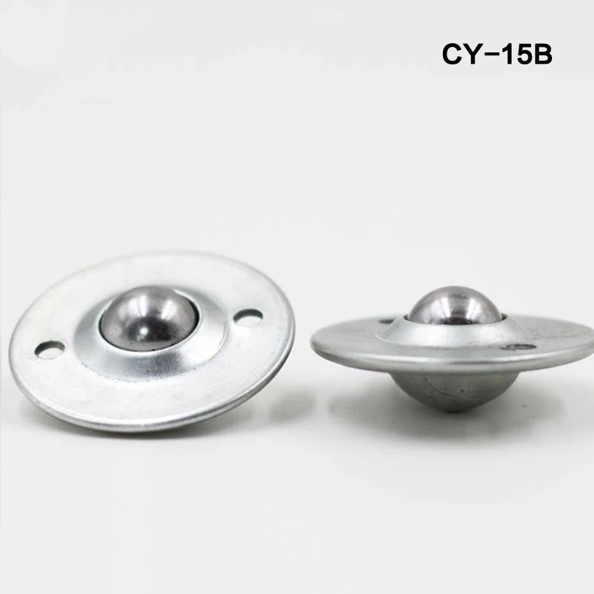 5 Pcs/lot CY-15B CY-16B  CY-25B B Type UFO Flying Saucer Type Nylon Ball Metal Transfer Bearing Unit Conveyor Roller Wheels
