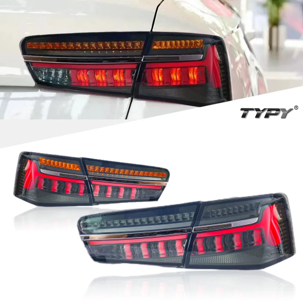 

Car Styling Tail Lamp Assembly For Audi A6 C7 Taillight 2012-2016 Upgrade to NEW Audi Dynamic Turn Signal Brake LED Taillights