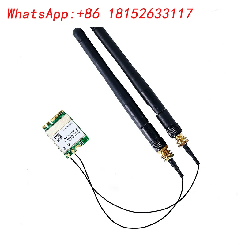 Jetson Nano/NX/Orin ثنائي النطاق 8822CE بطاقة الشبكة اللاسلكية M.2 بلوتوث WIFI وحدة M.2 بطاقات الشبكة اللاسلكية + هوائي * 2 مم
