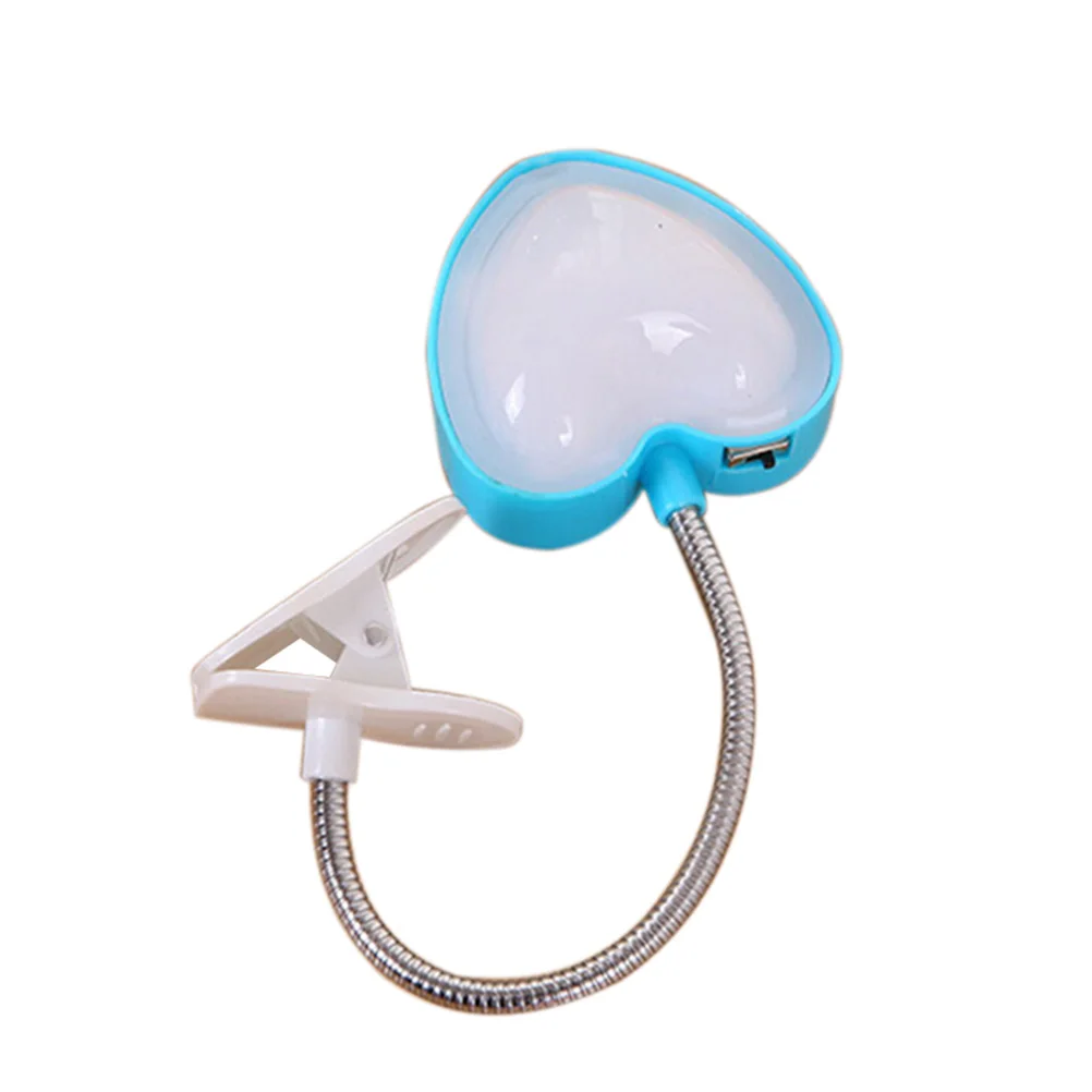 

Led Eye Protection Clip Lamp Adjustable Bright Reading Light Clamp For Desk Bedside Bookshelf Yellow Energy Saving No Glare