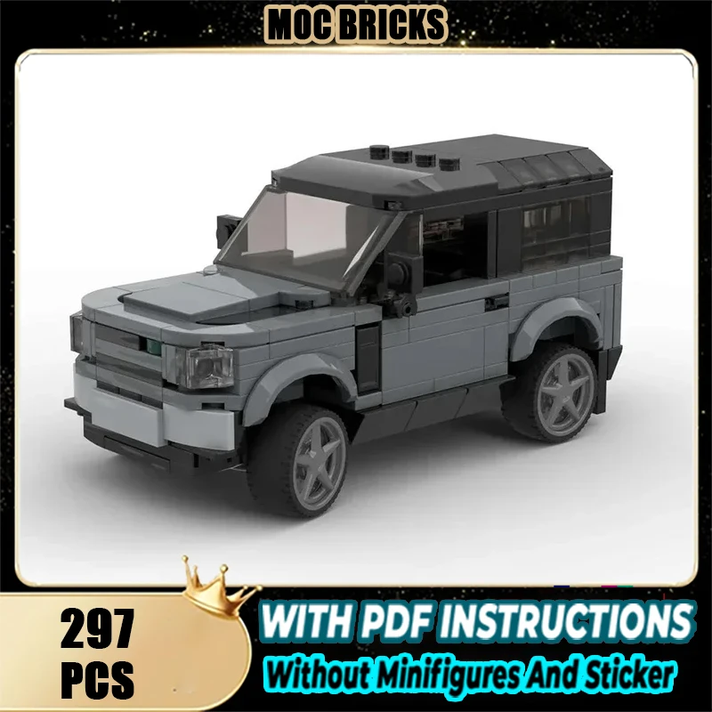 

City Car Model Moc Building Brick Speed Champion Off Road Vehicle Technology Modular Blocks Gift Christmas Toy DIY Sets Assembly