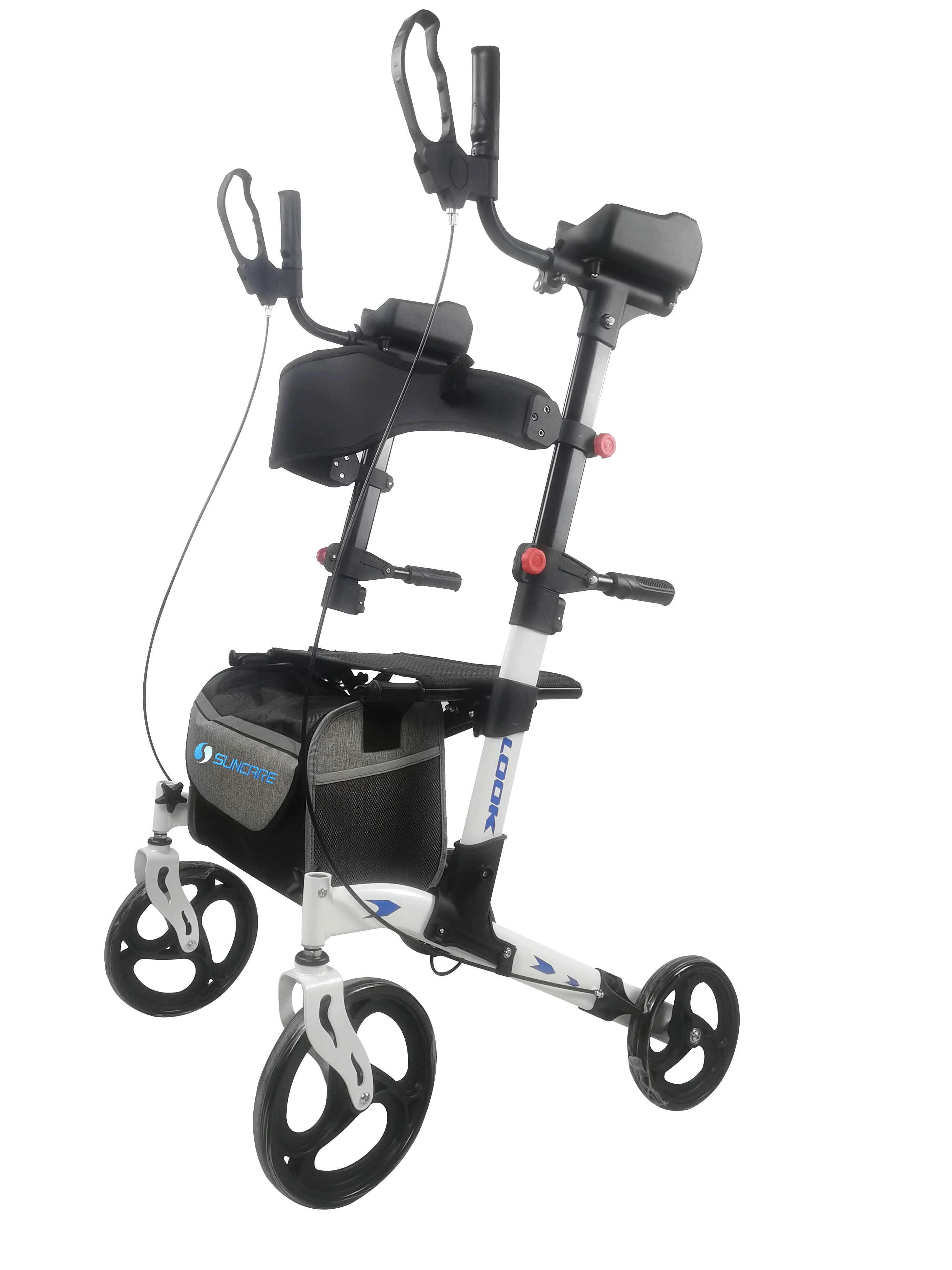 Light weight Upright Rollator Walker With Padded Arm And Backrest And Seat walker rollator