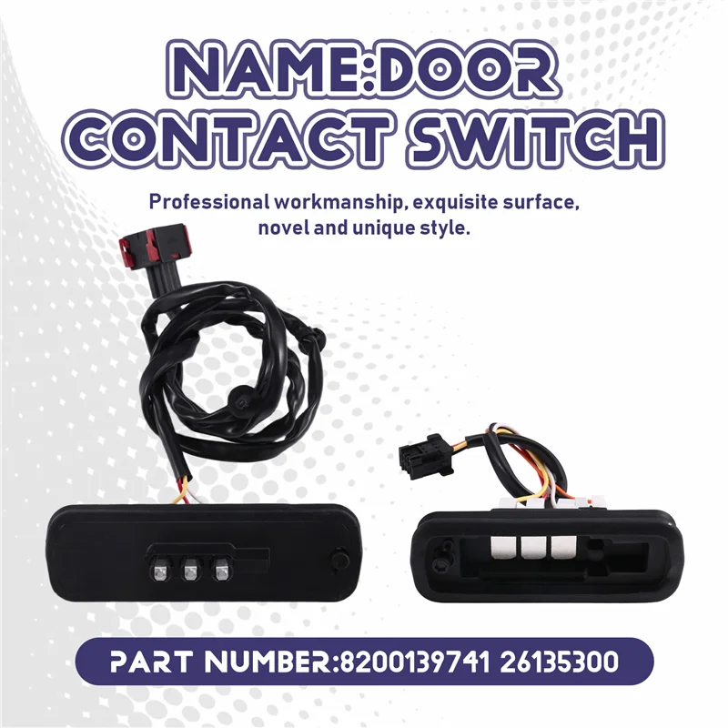 

Car Door Contact Switch For Renault Trafic Nissan Primastar Vauxhall Vivaro 2001-2006 8200139741 26135300