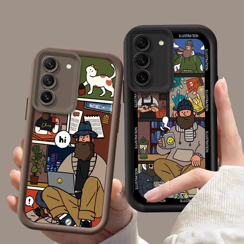 במקרה טלפון איור s22 גלקסיה s30 s24 s23 s23fe s22plus s221fe s221fe s202plus s21fe s20fe s20fe