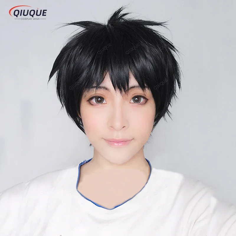 YURI!!! On ICE / Yuri On Ice Katsuki Yuuri Short Straight Heat Resistance Cosplay Costume Wig Track Cap