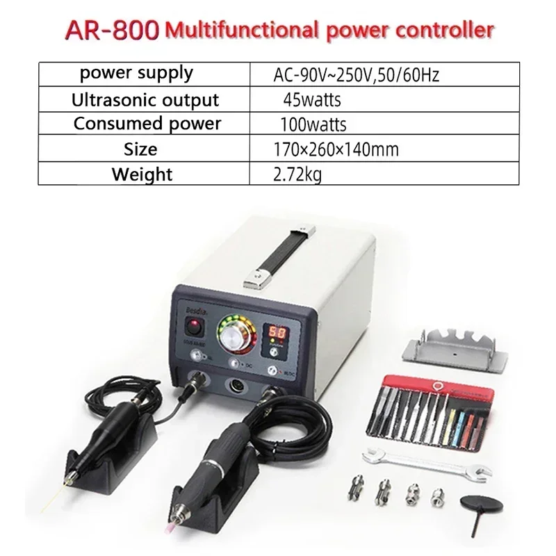 AR-800 Electric ultrasonic grinding machine metal polishing machine for mold repair