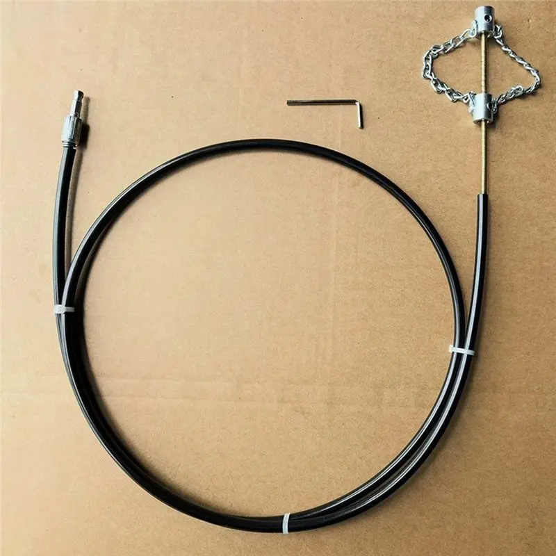 IALJ-Flexible Pipe Drain Auger Drill Connection Chain Type Dredging Tool 300Cm For Kitchen Bathroom Floor For Grease Clog