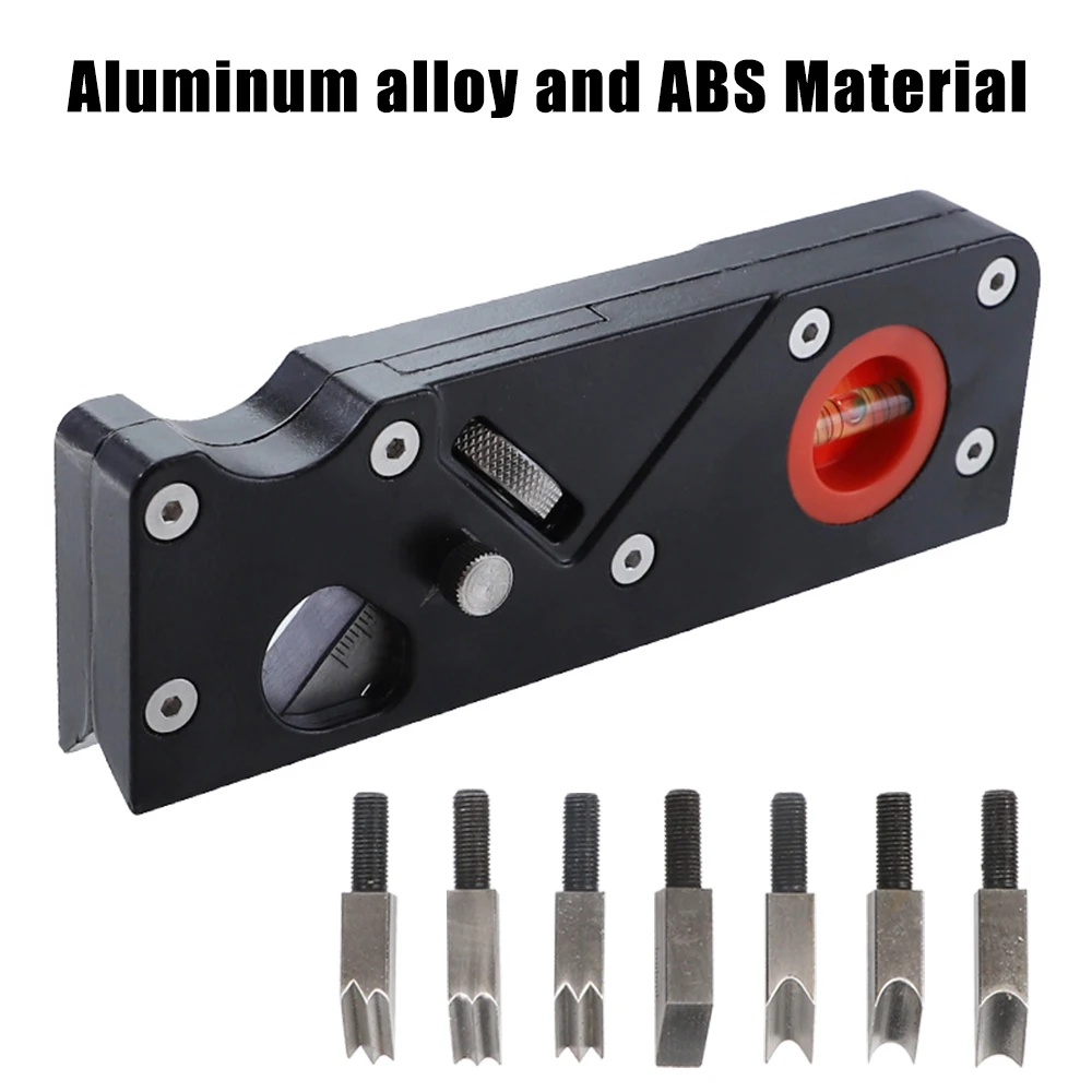 Chamfer Trimming Cutter Chamfer Plane Woodworking Board Planer Tool Radian Corner Plane Trimming for Quick Edge Planing