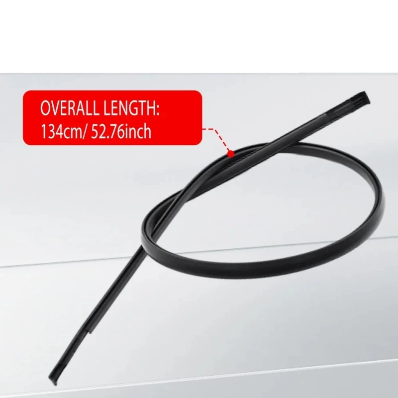 

A2BF 1 Pair Weatherstrip Waterproof Rain Seal Roof Rubber Strips 75555-12120 75556-12120 for 2004-2007 Auto Accessory