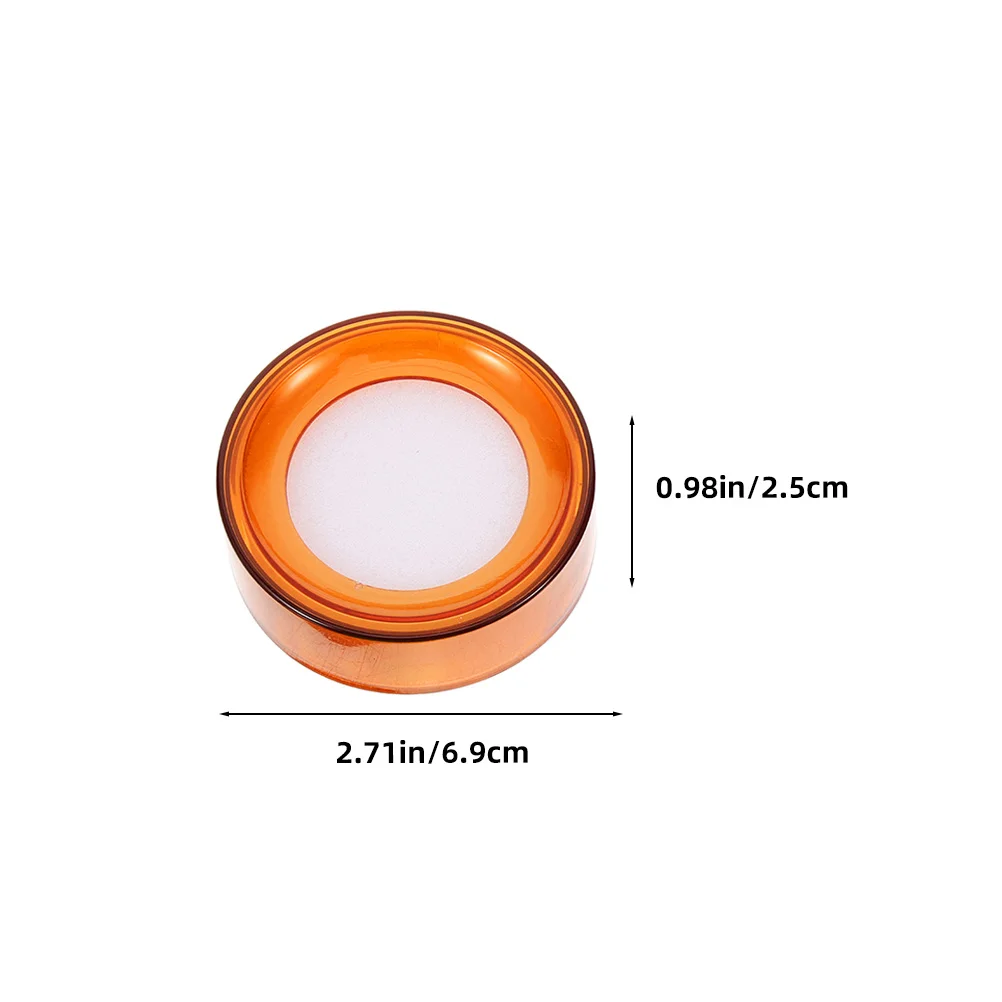4 pezzi di tazza di spugna per bagnare le dita per contare denaro, in plastica, per dita bagnate, banche per attrezzi, negozi di efficienza finanziaria