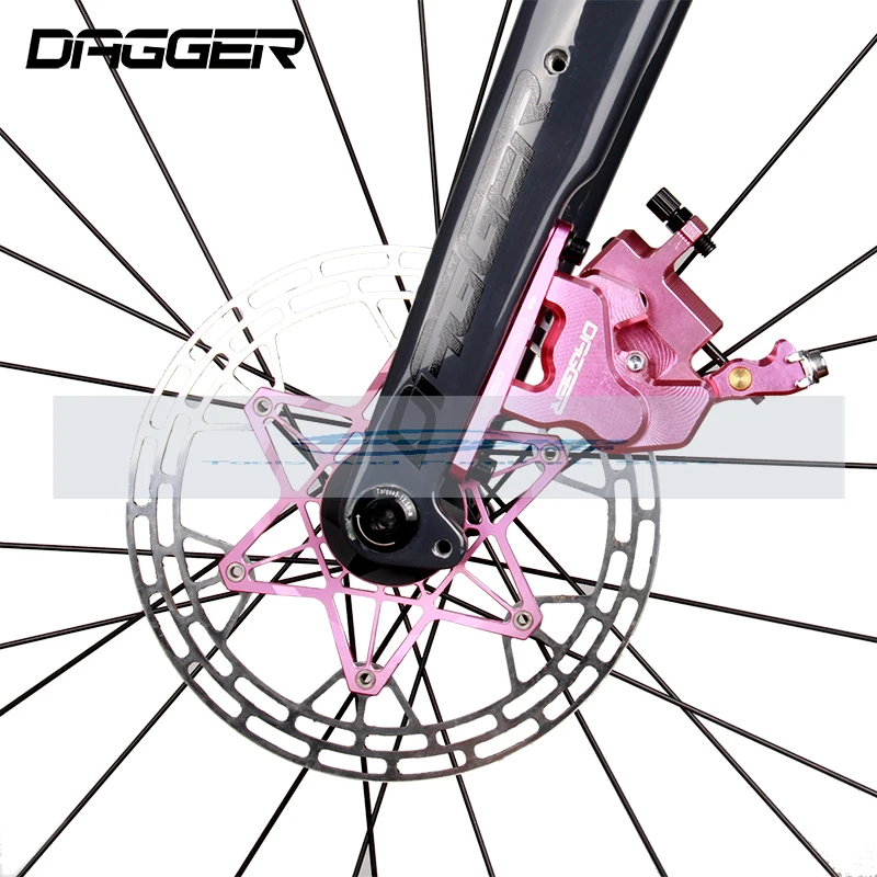 

select-dg road car line Pull four-piston flat clamp Hydraulic bilateral brake CNC flat oil disc brake