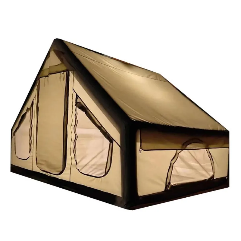 

Oxford cloth portable outdoor camping party free of construction, rainproof large inflatable tent
