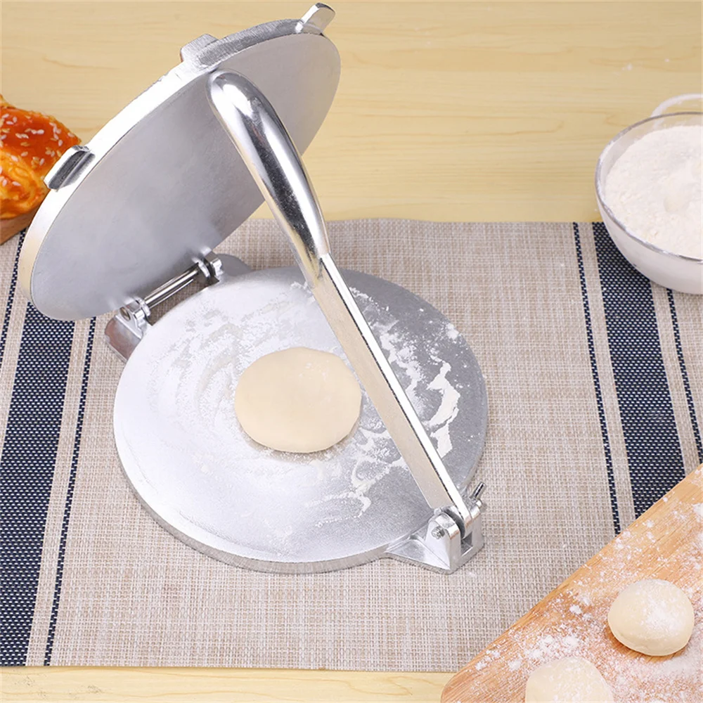 16/20cm DIY Tortilla Press Maker Aluminium Alloy Manual Corn Tortillas Dough Pressing Tools Kitchen Bakeware Cooking Accessories