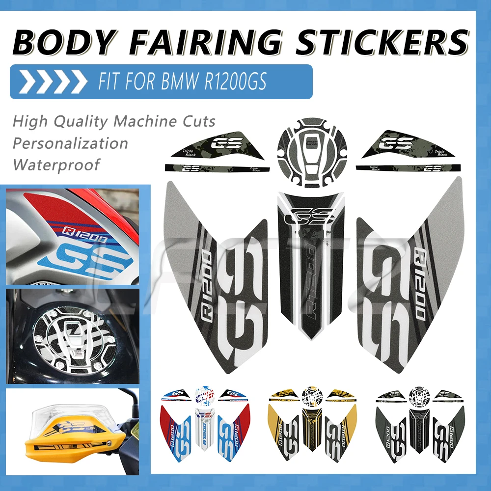 

Fit for BMW R1200GS R1200 GS R 1200GS Motorcycle Frosted Fuel Tank Pad Protection Stickers Fairing Decoration Decal Kit