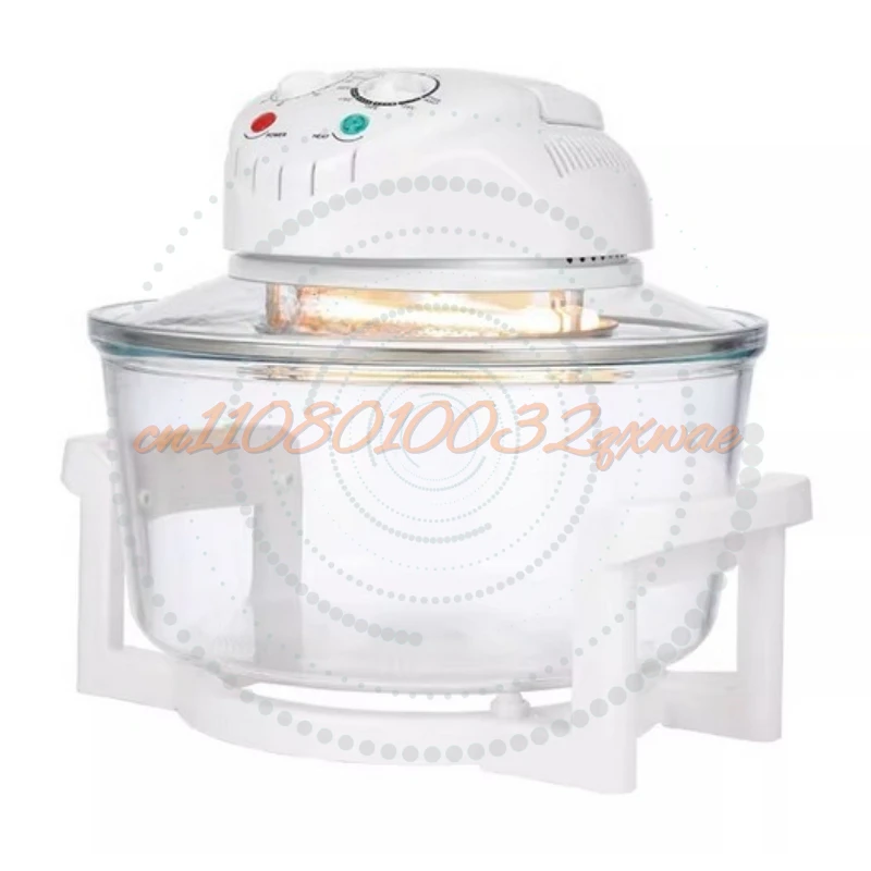 Glass Visual Air Fryer 17L Large Capacity Light Wave Furnace 220V/110V Household Oven