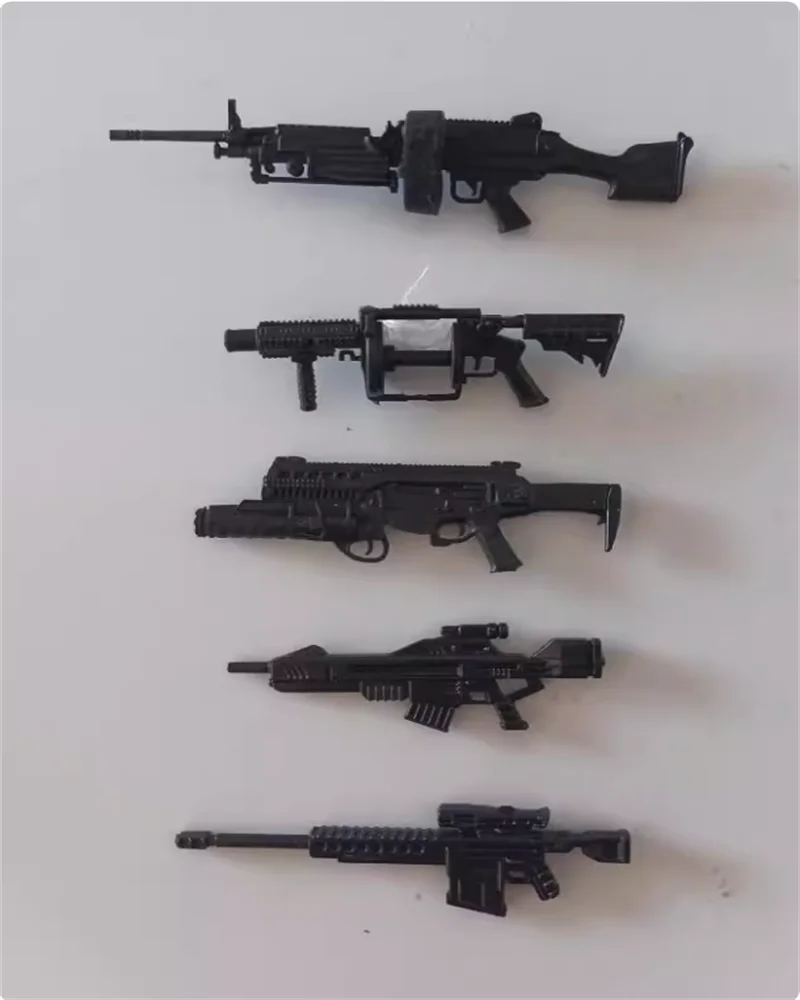 

1/12 Soldier Special Forces Weapon Accessories Plastic Model Toy For 6'' Action Figure Doll Body In Stock