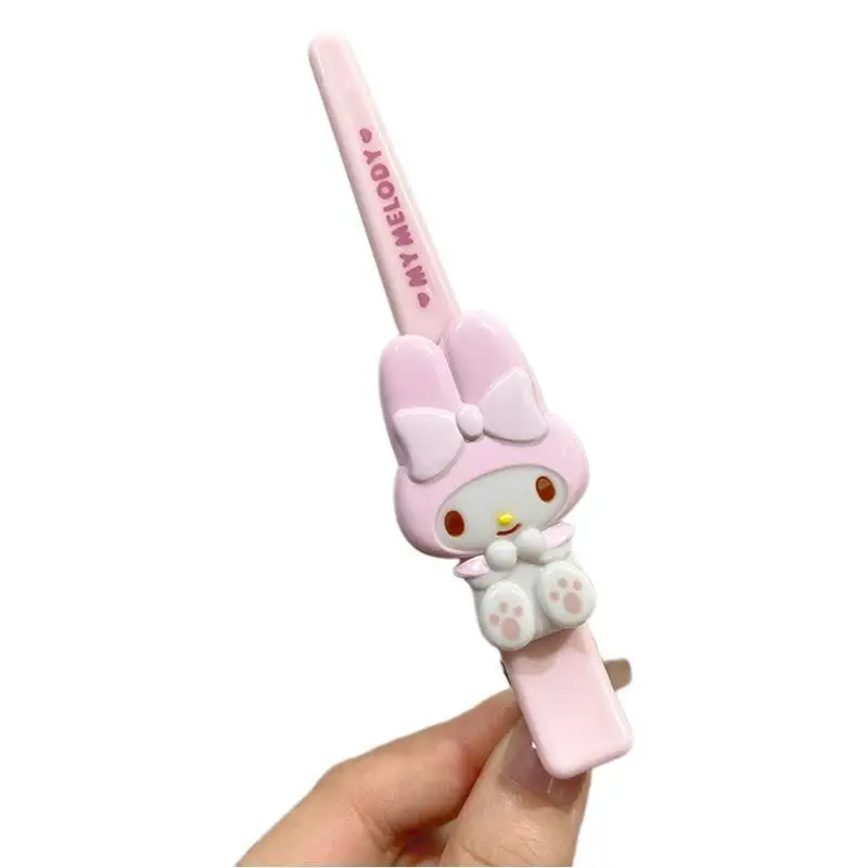 Miniso サンリオ ケイティ ヘアピック ダックバイト ヘッドドレス サイド前髪 ヘアピン キュートでスイートなヘアピッキング 新しいストリップフリーのワンシェイプクリップ