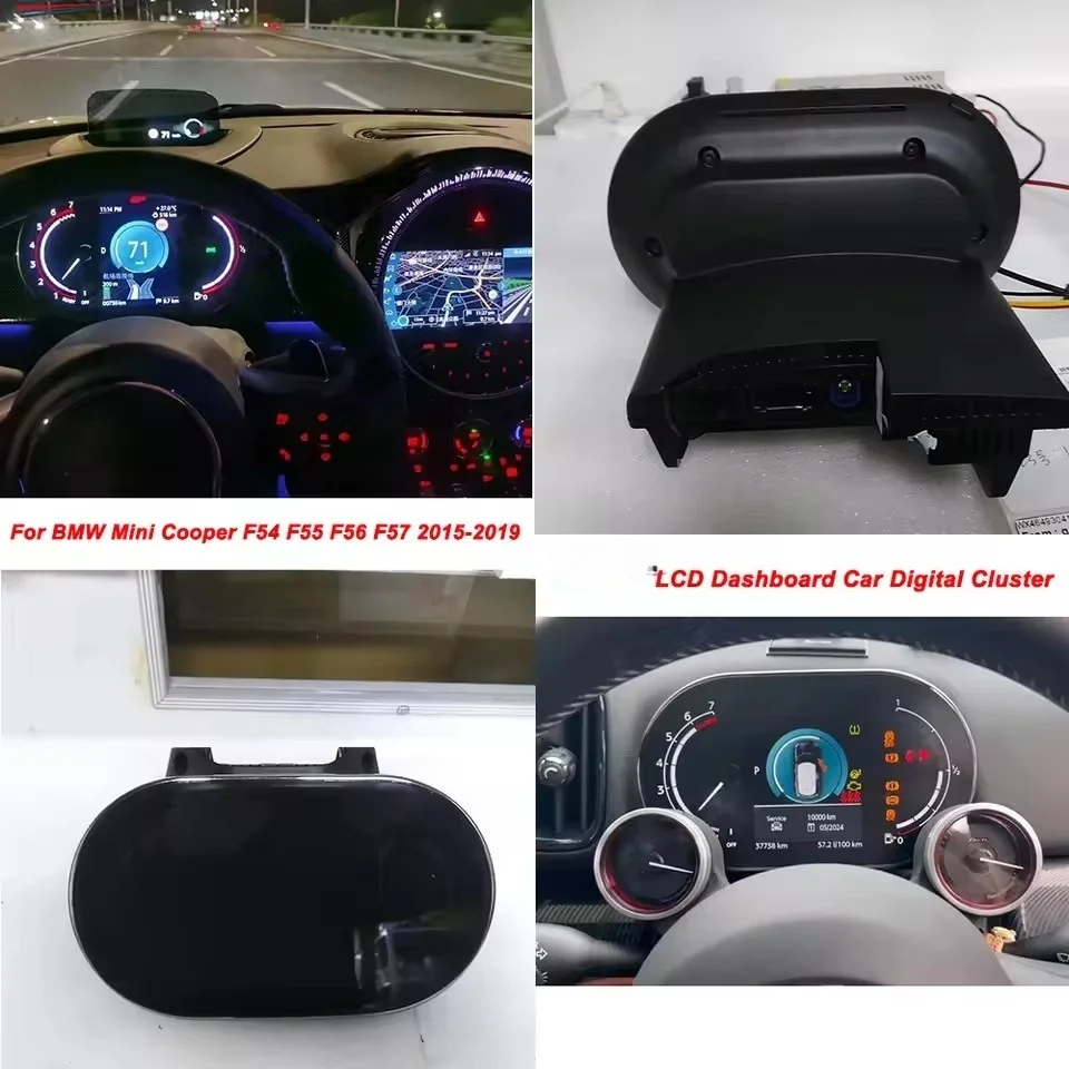 For BMW MINI Cooper F54 F55 F56 F57 Car Ditigal Cluster LCD Dashboard Instrument Panel Multifunctional Multimedia Player