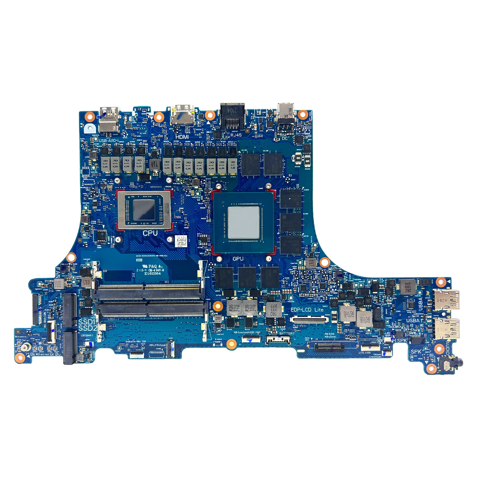 G533Q Laptop Motherboard For ASUS ROG Strix SCAR G533QS G733QS Mainboard With CPU R7-5800H R9-5900H RTX33080-V8G 15/17inch