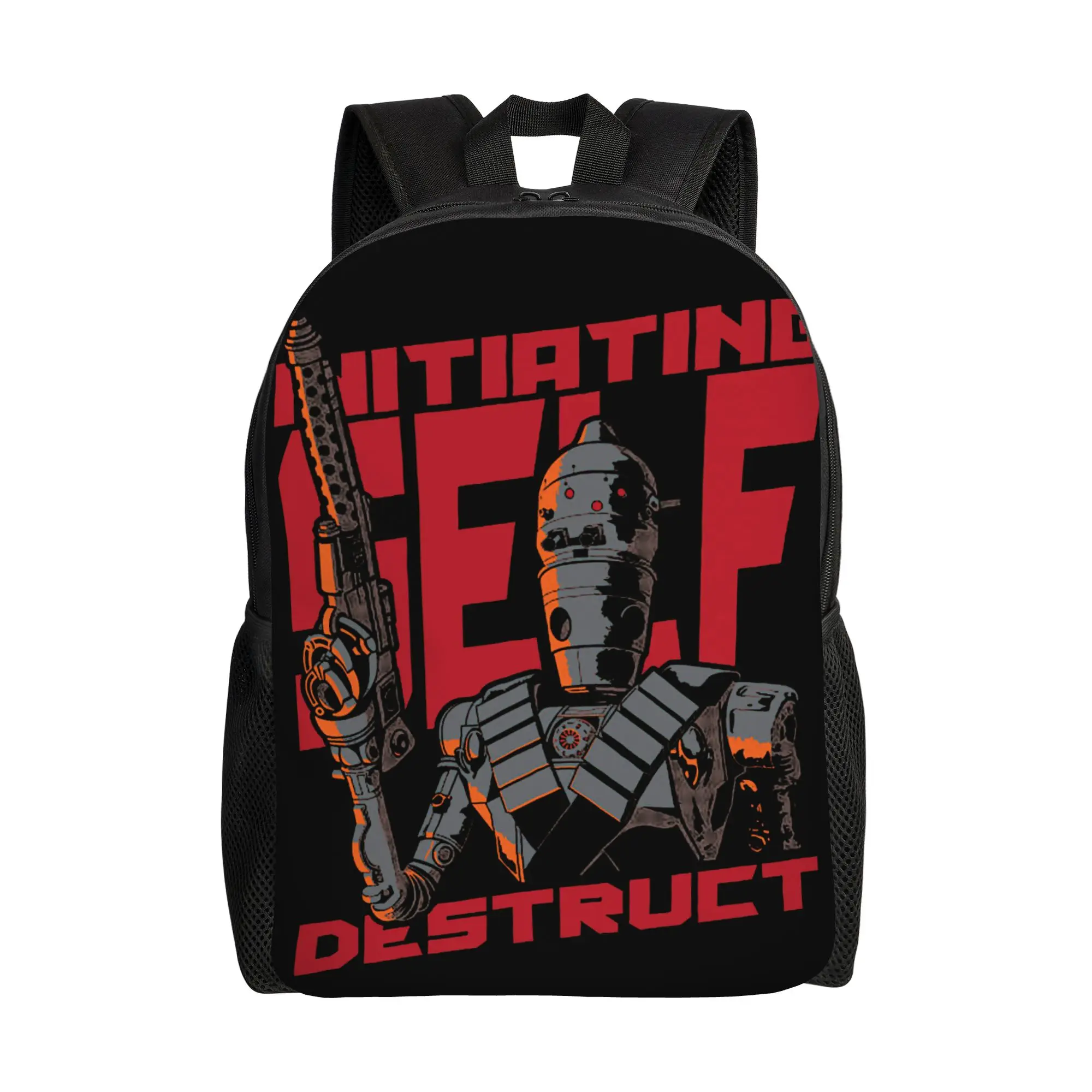 

Manda-lorians Self Destructive Backpack High School Hiking Travel Daypack for Men Women Laptop Computer Shoulder Bag