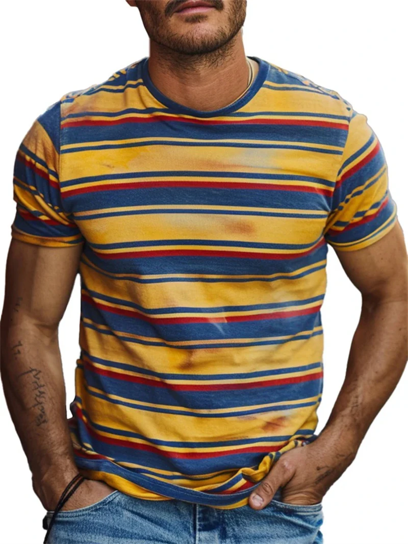 Thumbnail 2 - #48 Highest Rated Mens Striped T-Shirts to Buy in 2026