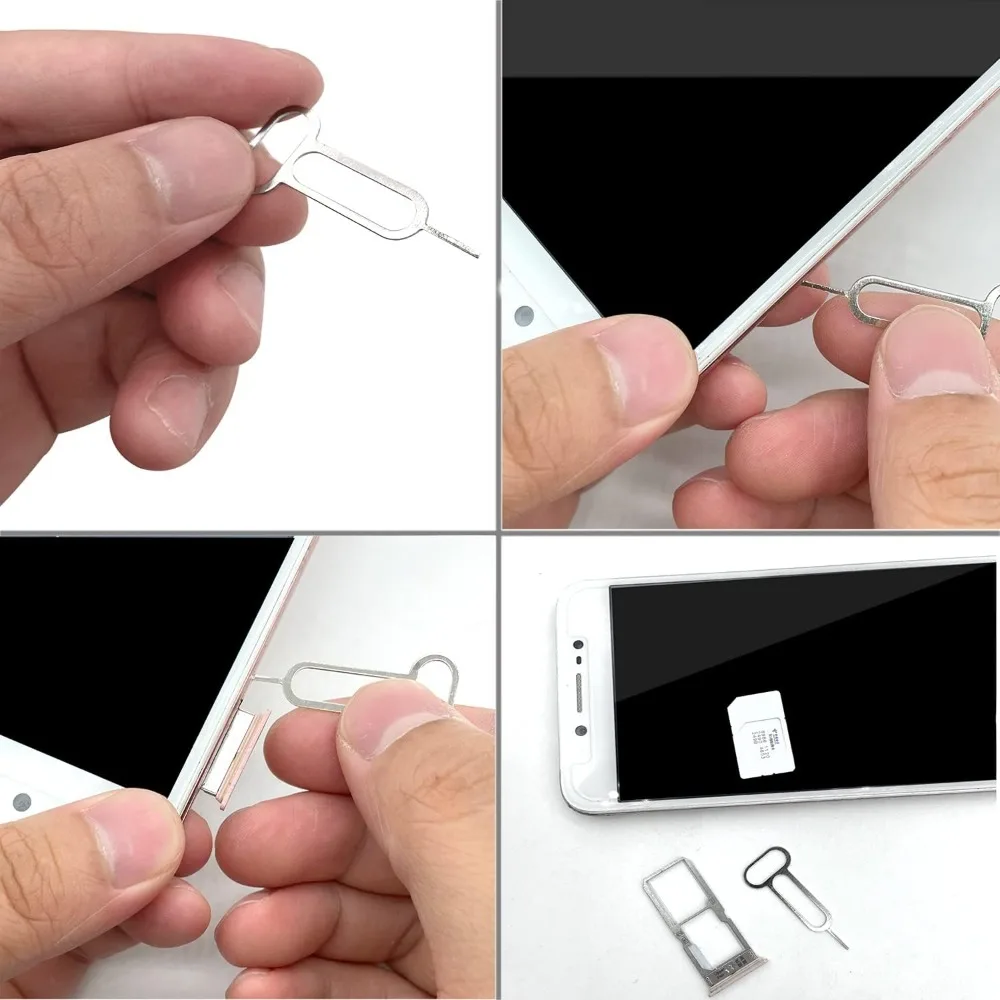 16 SIM カード取り外しオープニングツールトレイイジェクターニードルイジェクターカタパルトすべての iPhone Apple iPad HTC と互換性あり