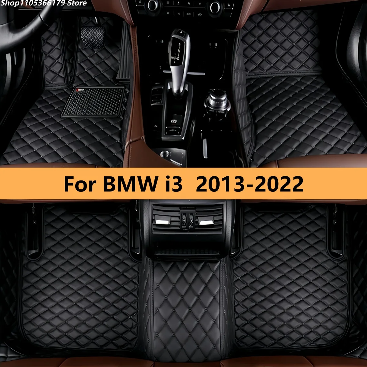 

Автомобильные коврики на заказ для BMW i3 2013-2022 годов выпуска, водонепроницаемые, Tapetes Para Carro