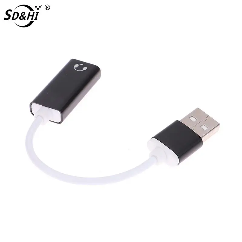 USB Sound Card External 3.5Mm Jack USB Adapter USB Ke MIC Speaker Audio Interface Adapter untuk PC Laptop Komputer