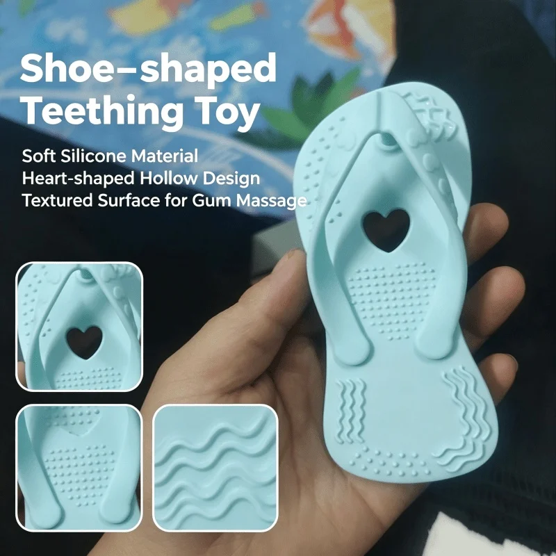 1/2 PCS Heart-Shaped Slipper Shaped Puppy Teething Toy, Simulating Chewing Stimulating Puppy Teething, For Small Dog Breeds