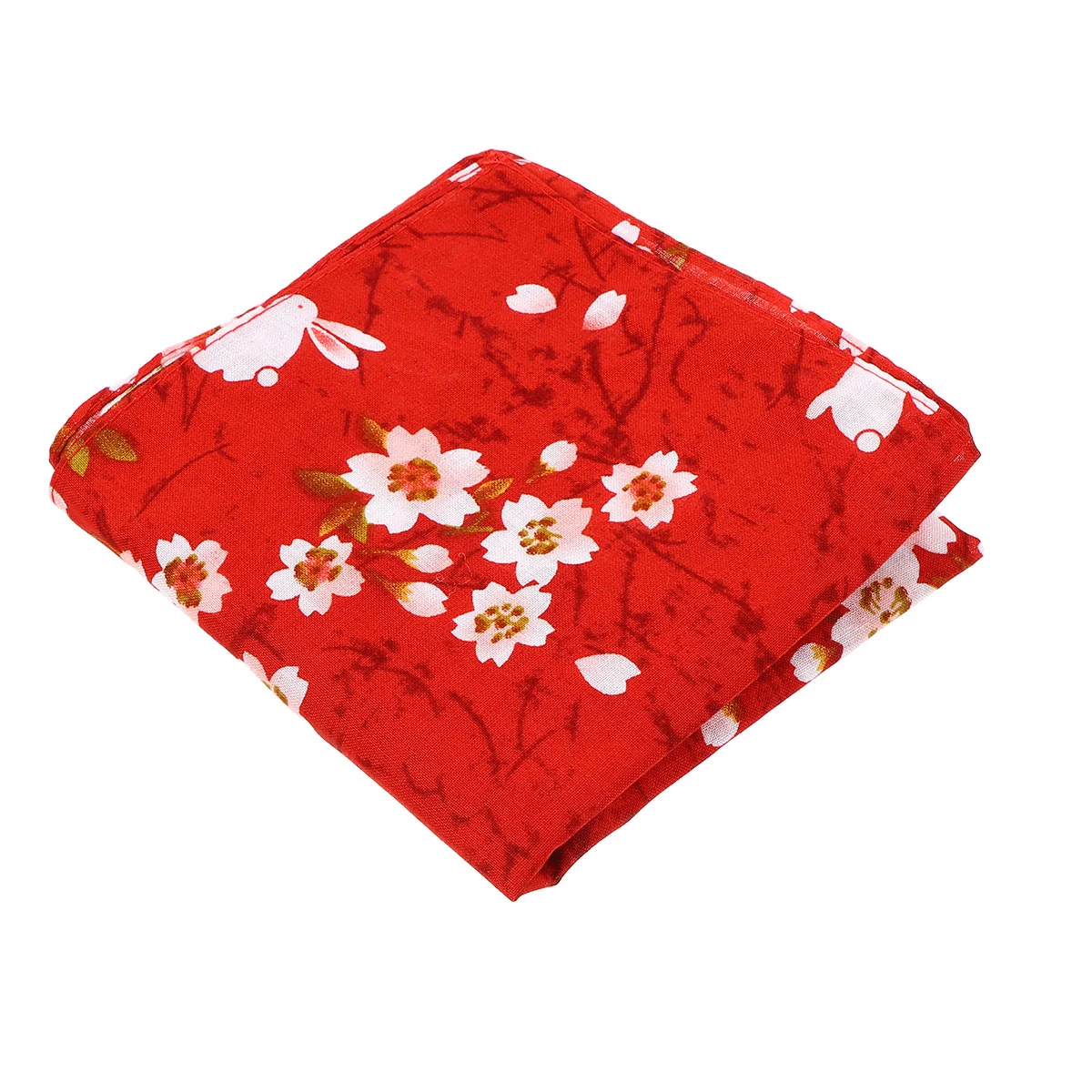 Furoshiki Bento Bag Handkerchief Pink Bandana Small Japanese Wrapping Cloth Table Blank