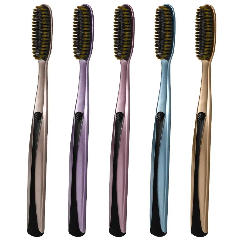 

5PCS Coating Cleaning Huge Head Toothbrush Whitening Teeth Oral Care Manual Toothbrush Large Long Head