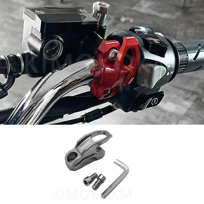 

Аксессуары для мотоциклов, алюминиевый крючок для шлема с ЧПУ, держатель, зажим, кронштейн, цилиндр для Honda GROM MSX125 MSX 125 ABS 2013-2024 2021