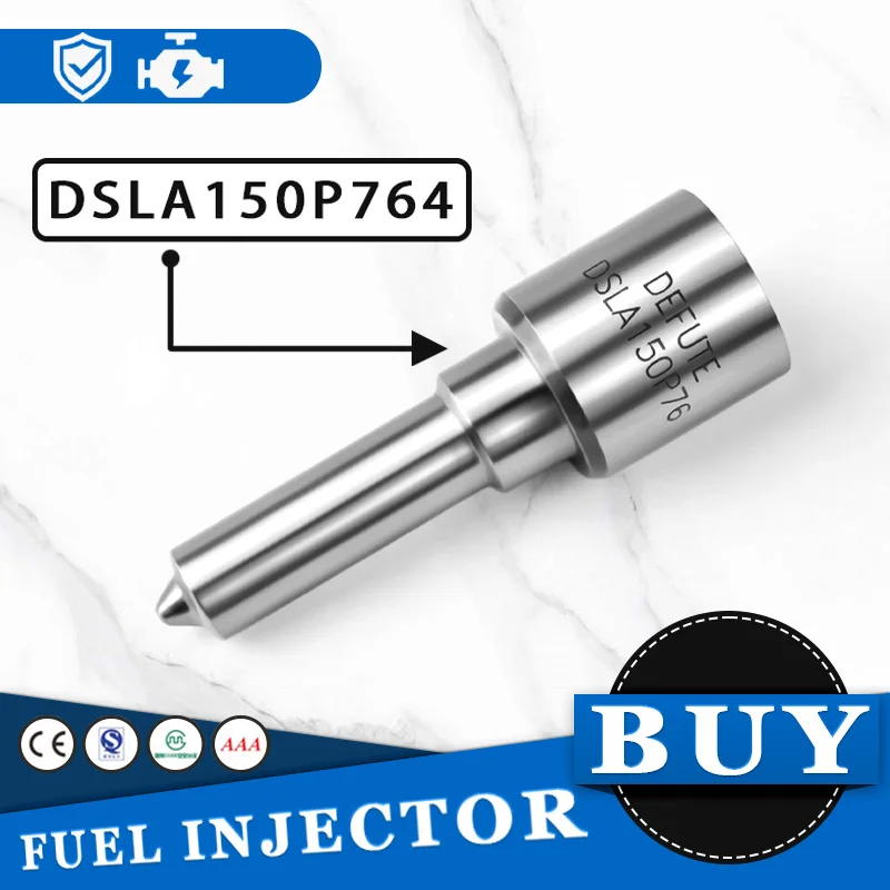 DSLA150P764 Flat Head White Needle Fuel Injection Nozzles in Auto Engine Configuration Suit For 0432193608 Injector YF1528