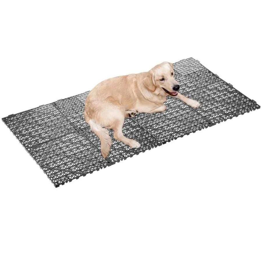 

8 PCS Kennel Deck Kennel Flooring for Outdoor Dog Enclosure Dog Pens Outside Keeping The Dog Away from The Ground 11.8inch*11.8