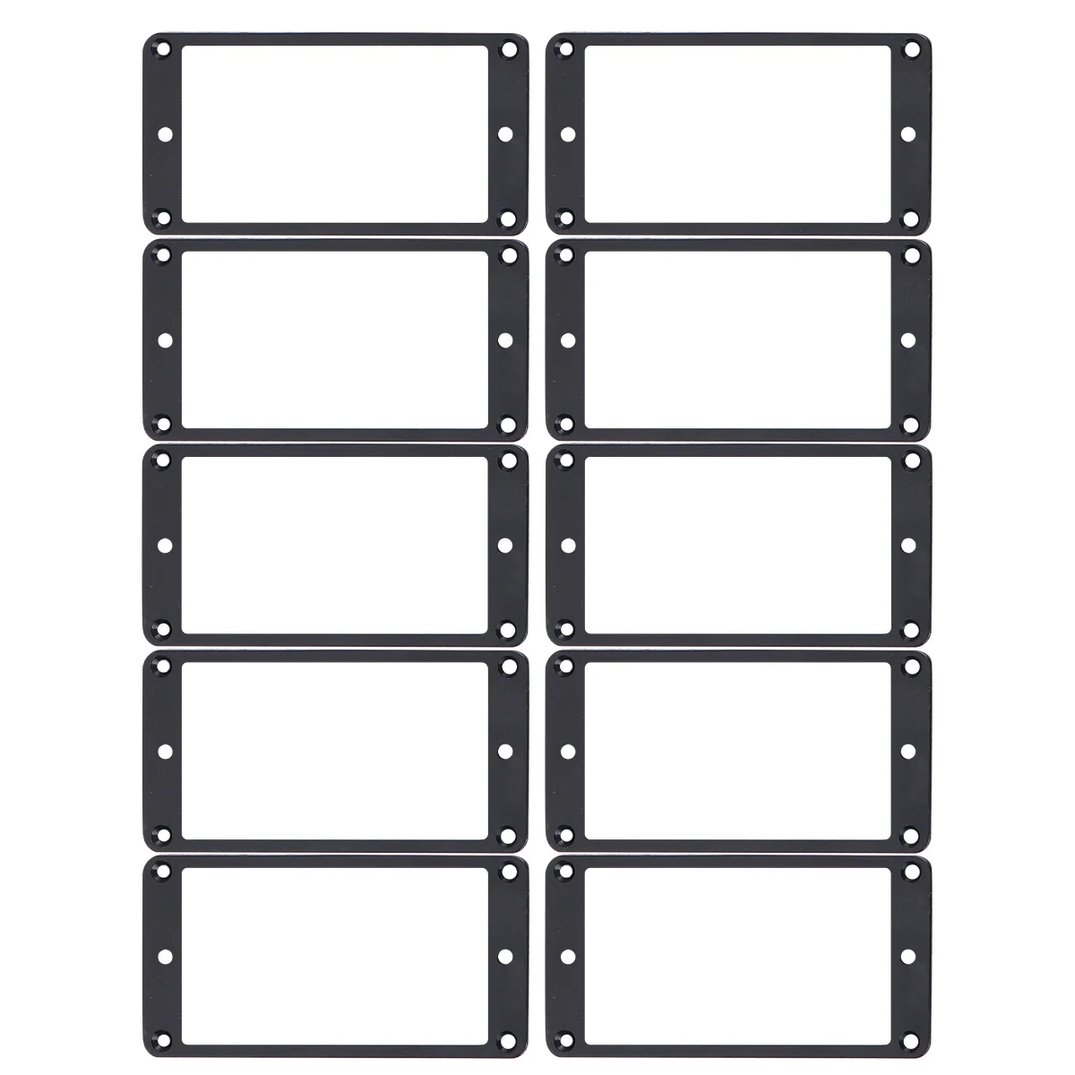 

10pcs Pickup Rings Durable Plastic Black For Guitar Humbucker Mounts Bright Tone Easy Install Guitar Parts Accessory