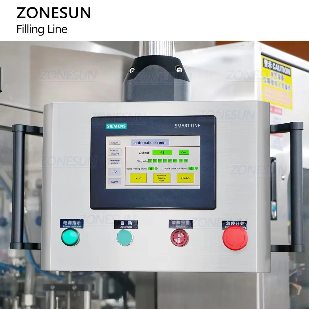 Automatic Servo Gear Pump Liquid Filling Capping Labeling Machine for Jerry Can Gallon Bottle  Production Line