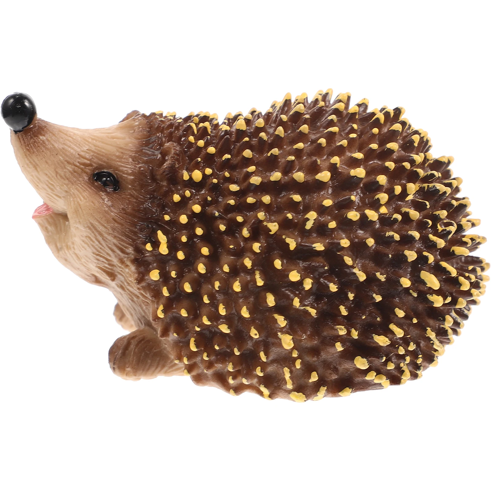 

Hedgehog Statue on The Ornament Microscopic Landscape Tiny Plastic Decoration Container
