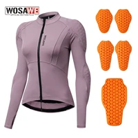 WOSAWE-Chaqueta de armadura de motocicleta para mujer y niña, armadura de cuerpo completo para Motocross, chaqueta de montar en la calle, equipo de protección certificado CE, otoño