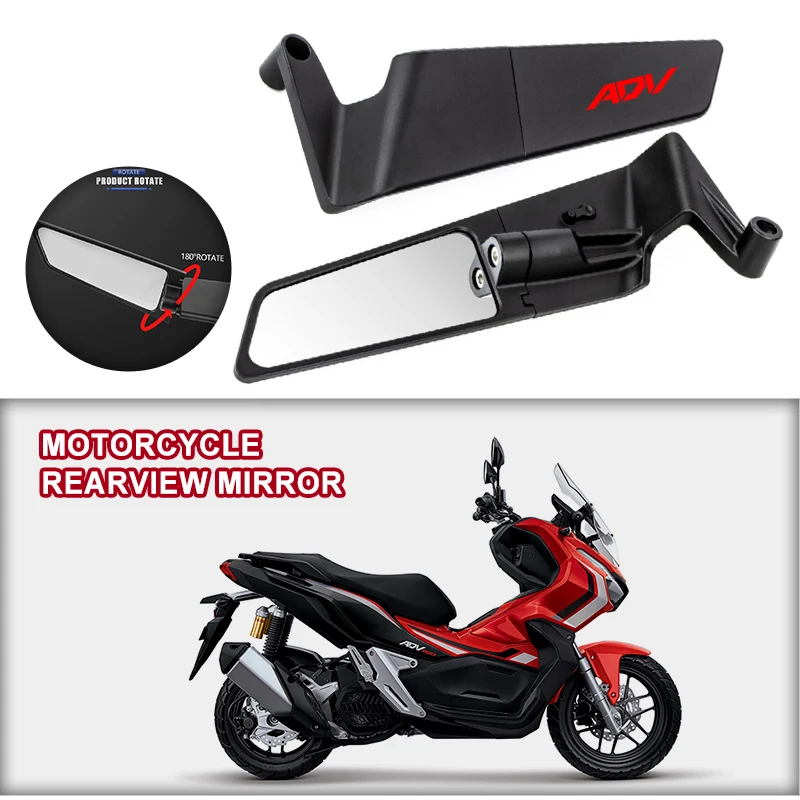 Motorcycle Side Rear view Mirror Blind Spot Rearview Mirrors For Honda X ADV Honda ADV150 ADV160 ADV350 ADV 150 160 350 XADV
