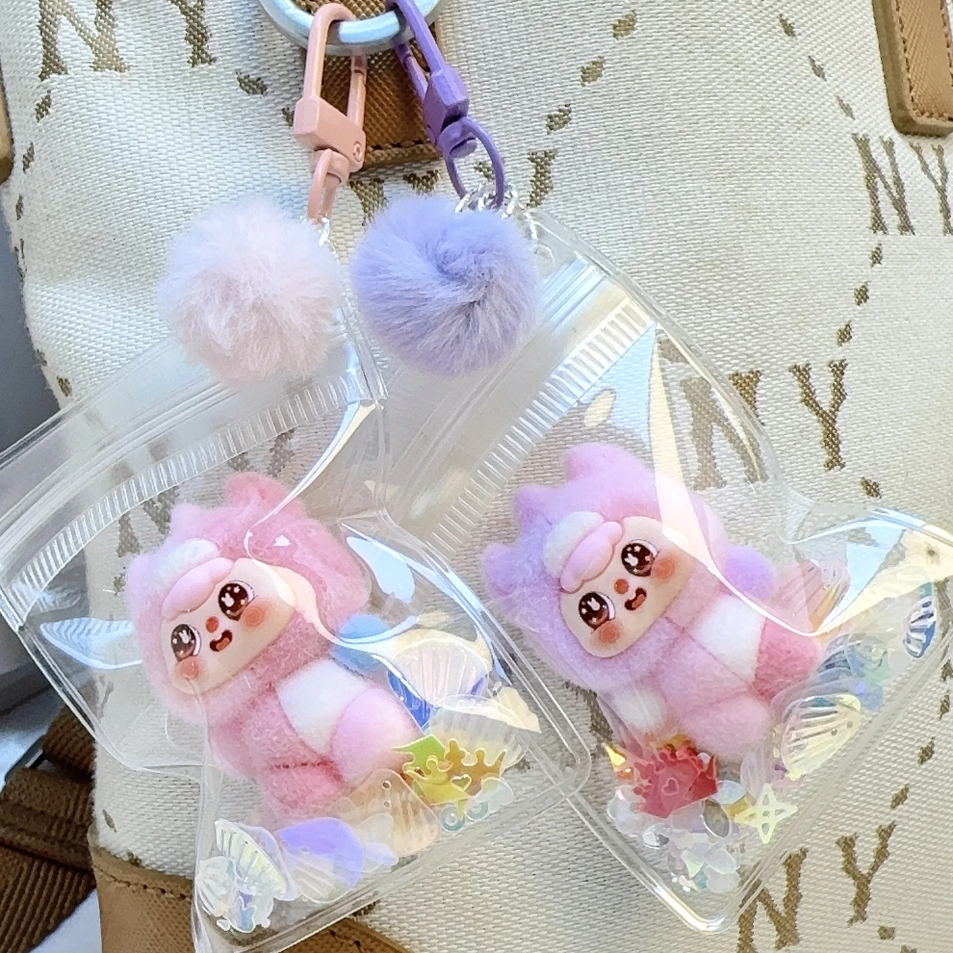 

Candoodle color-mixed doll DIY accessory cute ball figurine display item trendy toy hanger keychain