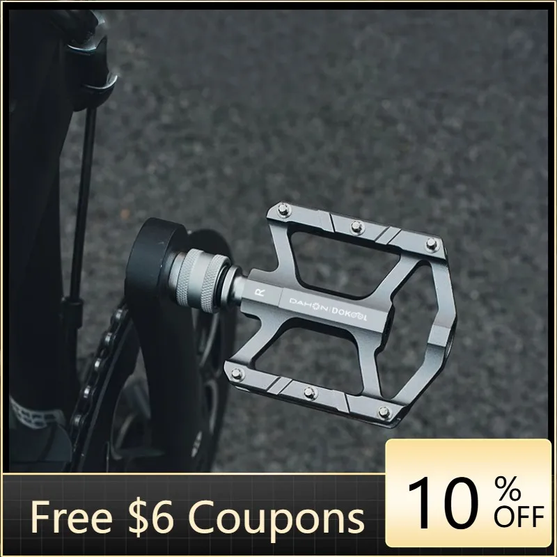 

STLF Dahon DAHON Folding Bike Quick Release Pedals 3 Bearing MTB Road Bike P8 D10 Bike Part Water Proof