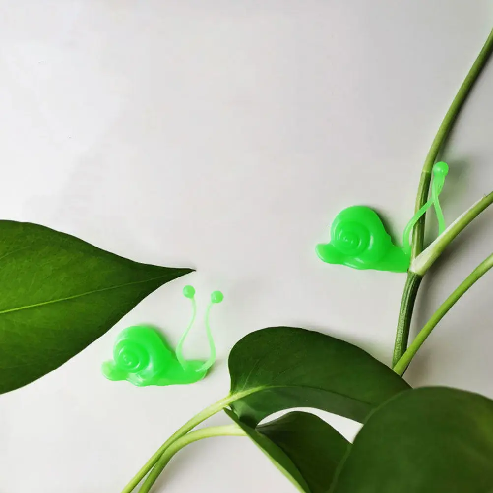 30Pcs Invisible Sticky Wall Clips for Vines Roses Climbing Plants Home Wiring Cable Organization Garden Balcony Plant Support