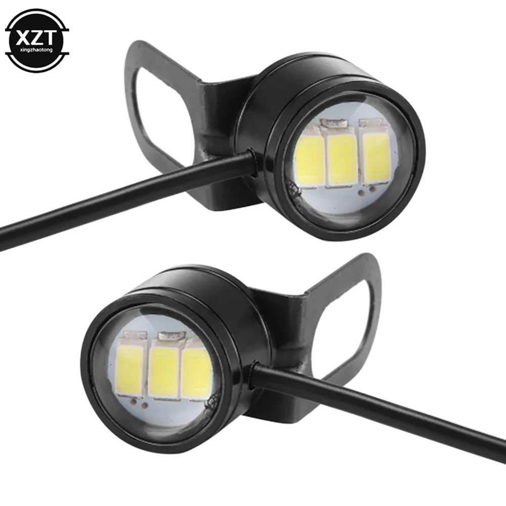 2Pcs Super Bright Driving Light Eagle Eye LED Reverse Backup Driving Light Motorcycle Fog Lamp Headlight Daytime Running Light