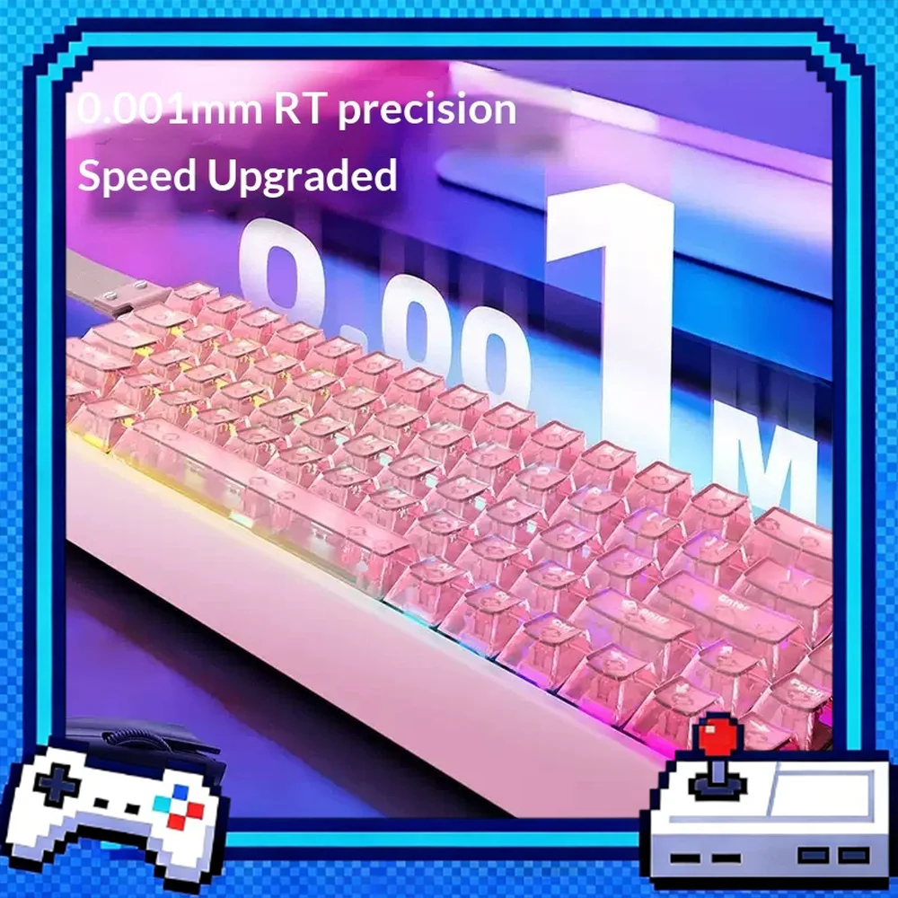 CAROTMAS MERCURY68 Series Magnetic Switch Gaming Keyboard 68-Key 8K Polling 256K Scanning RGB Wired