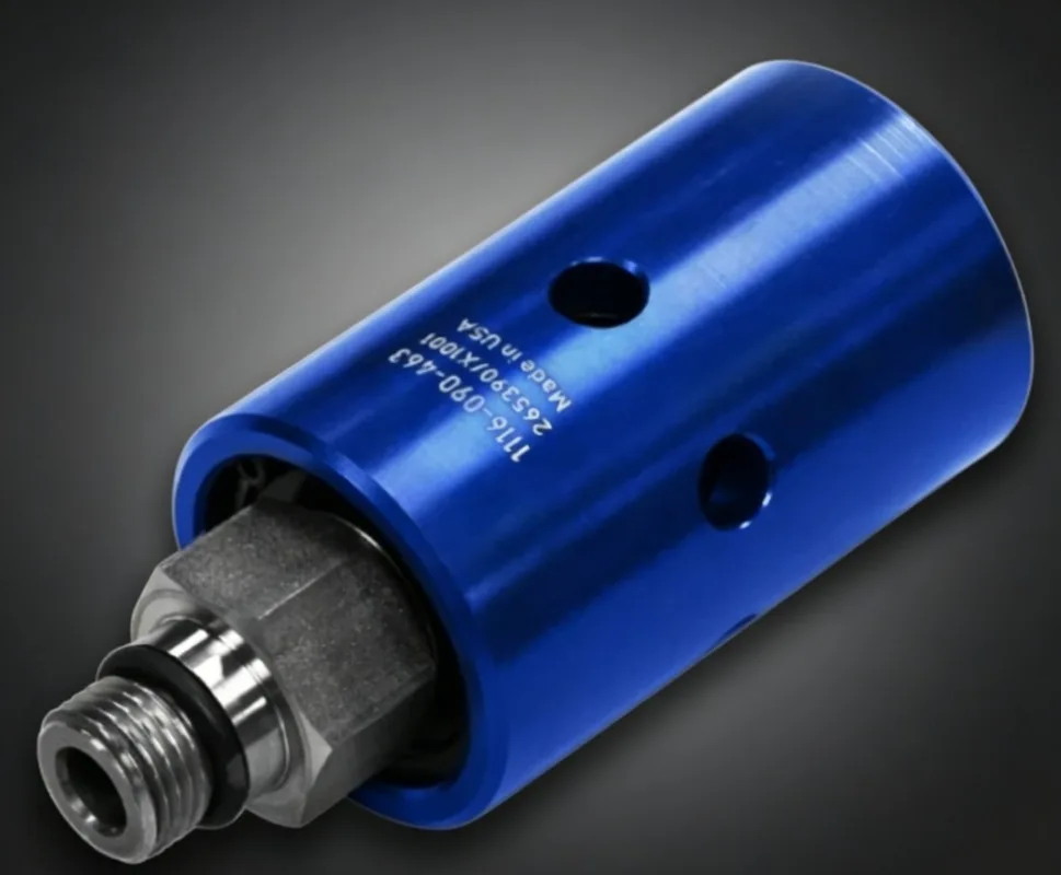 1116 1101 Rotary Joint for Machining Center Spindle, High Speed Coolant Union for Deep Hole Drilling